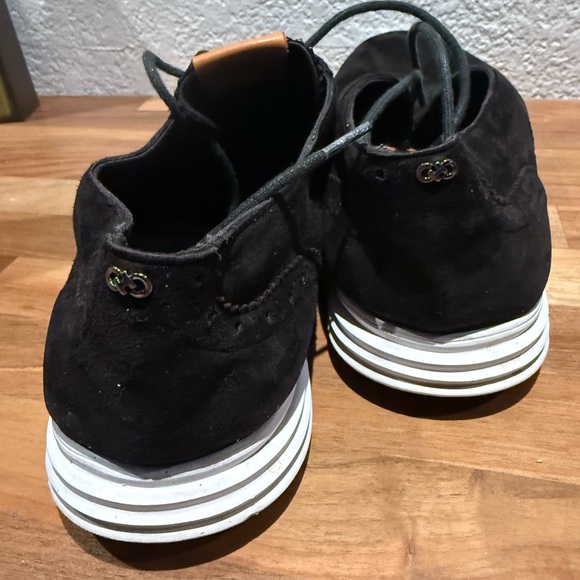 Women’s Cole Haan Grand Os Oxford Black Suede Shoes size 11 - Picture 4 of 6